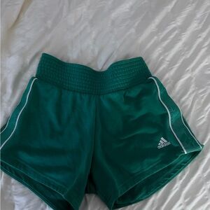 Adidas Women's Green Athletic Shorts